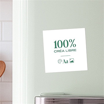 Carte de voeux voeux 100% à créer magnet