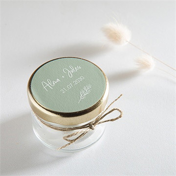 Sticker mariage beauté à fleurir - Mise en situation