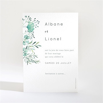 Save the Date mariage let love grow ! - Dos de la carte