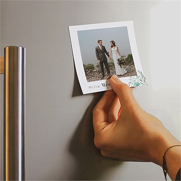 Remerciement mariage let our love grow ! magnet - Mise en situation