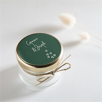 Sticker mariage trésor en médaillon - Mise en situation