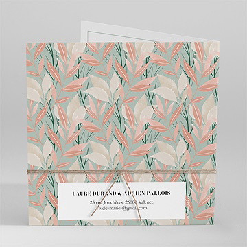 Faire-part mariage on sème - Dos du faire-part