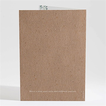 Livret de messe mariage let love grow ! - Dos du livret