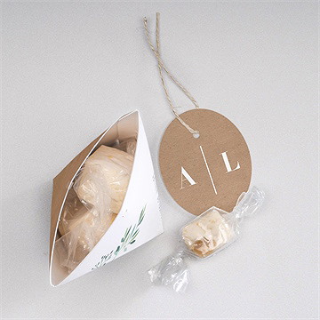 Boîte surprise mariage let love grow ! - Intérieur de la boîte