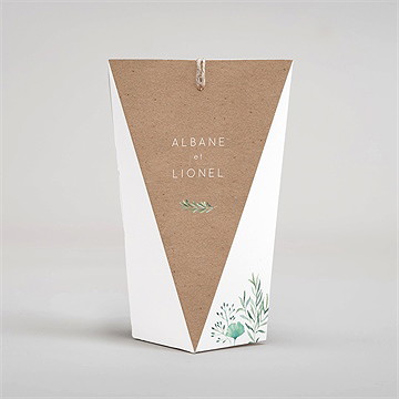 Boîte surprise mariage let love grow ! - Dos de la boîte