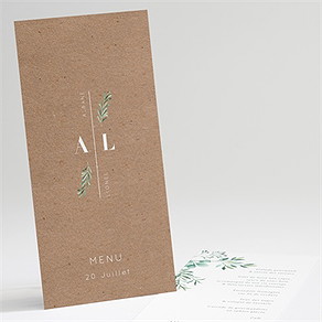 Menu mariage let love grow !