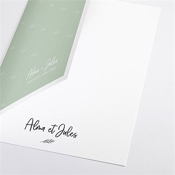 Livret de messe mariage beauté à fleurir - Détail du livret