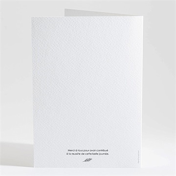 Livret de messe mariage beauté à fleurir - Dos du livret