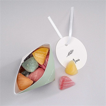 Boîte surprise mariage beauté à fleurir - Dessus de la boîte