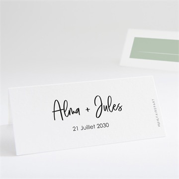 Marque-place mariage beauté à fleurir