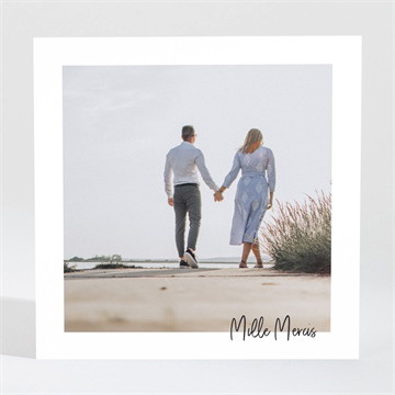 Remerciement mariage beauté à fleurir