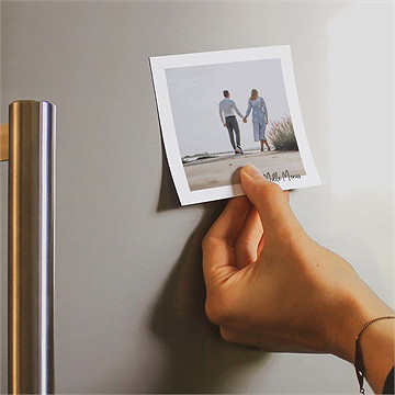 Remerciement mariage beauté à fleurir magnet - Mise en situation