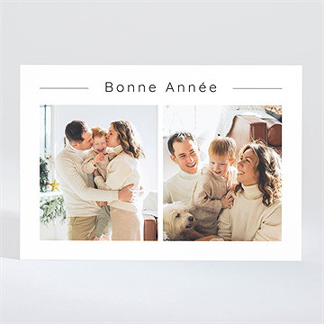 Carte de voeux voeux en photo sobre magnet