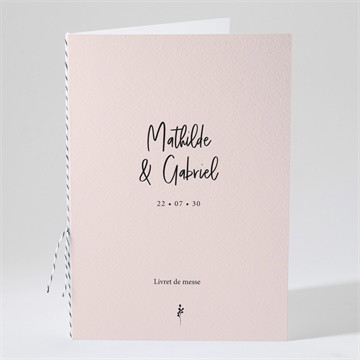 Livret de messe mariage dites-le avec des fleurs