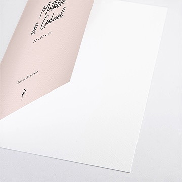 Livret de messe mariage dites-le avec des fleurs - Détail du livret