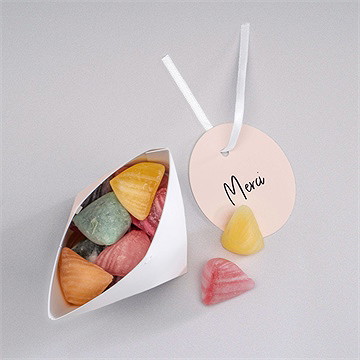 Boîte surprise mariage dites-le avec des fleurs - Intérieur de la boîte