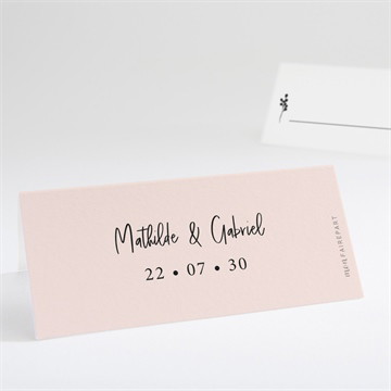 Marque-place mariage dites-le avec des fleurs