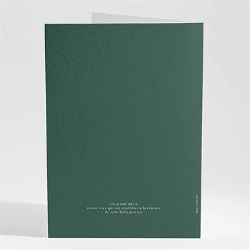 Livret de messe mariage trésor en médaillon - Dos du livret