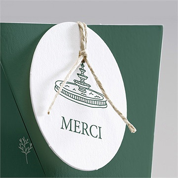 Boîte surprise mariage trésor en médaillon - Détail de la boîte