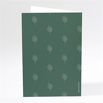 Menu mariage trésor en médaillon - Dos du menu