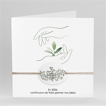 Carte de voeux faîtes germer vos idées !