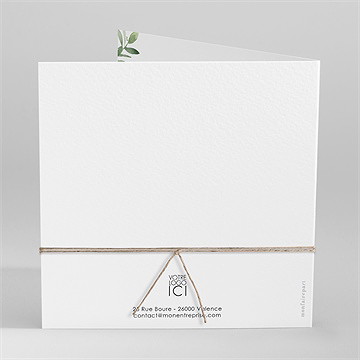 Carte de voeux faîtes germer vos idées ! - Dos de la carte