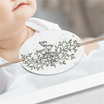 Faire-part naissance faites-moi grandir - Détail du faire-part