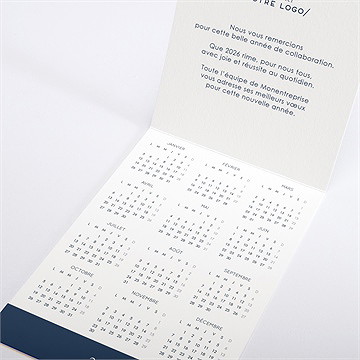 Carte de voeux merci pour cette année - Intérieur de la carte