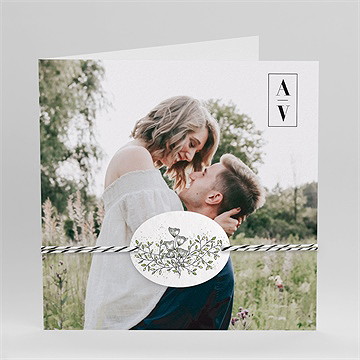 Faire-part mariage so nature !