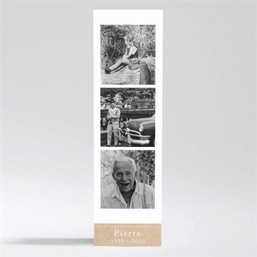 Faire-part décès souvenirs