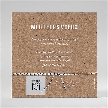 Carte de voeux semons le futur ensemble - Dos de la carte