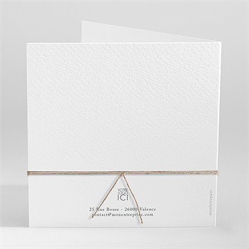 Carte de voeux des projets qui poussent - Dos de la carte