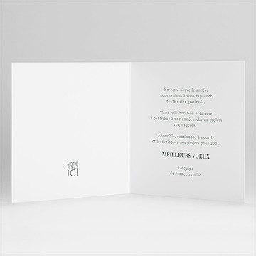 Carte de voeux des projets qui poussent - Intérieur de la carte