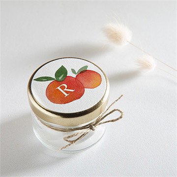 Sticker naissance petits agrumes - Mise en situation