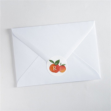 Sticker naissance petits agrumes - Mise en situation