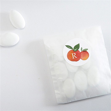 Sticker naissance petits agrumes - Mise en situation