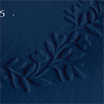 Carte de voeux couronne de voeux - Détail de la carte