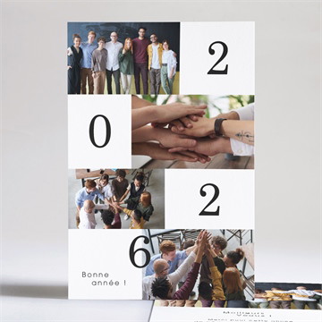 Carte de voeux ensemble