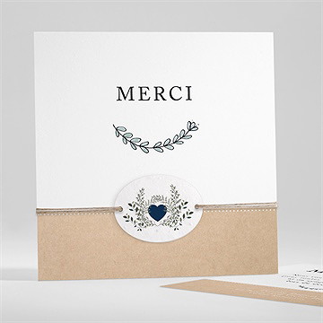 Remerciement décès souvenirs ensemencé