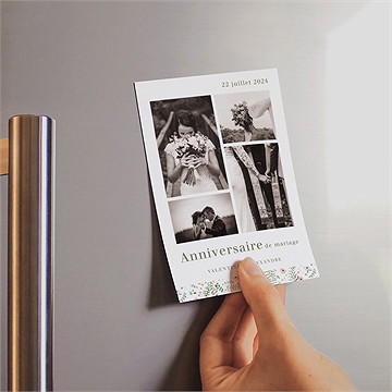 Invitation anniversaire de mariage positif - Mise en situation