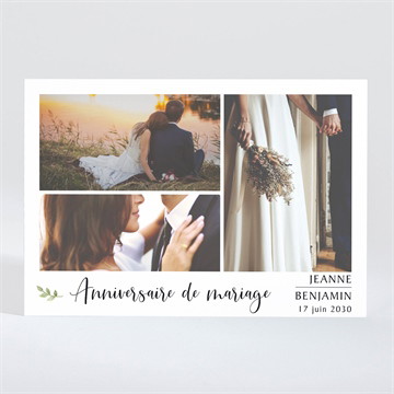 Invitation anniversaire de mariage tous ensemble