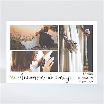 Invitation anniversaire de mariage tous ensemble
