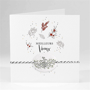 Carte de voeux voeux à éclore