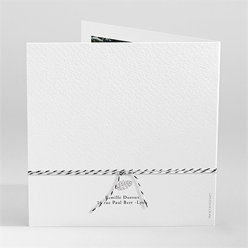 Carte de voeux voeux à éclore - Dos de la carte