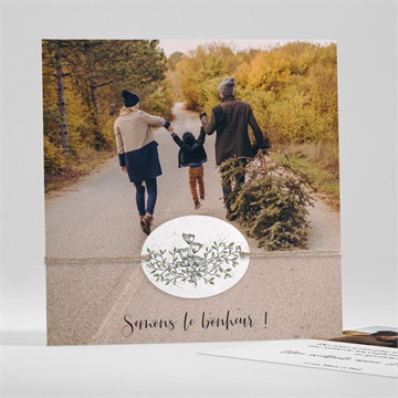 Carte de voeux semons notre bonheur!