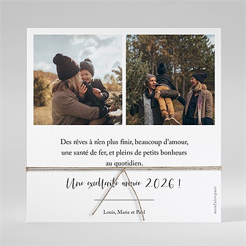 Carte de voeux semons notre bonheur! - dos de la carte