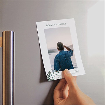 Carte invitation départ à la retraite prochain chapitre - Mise en situation