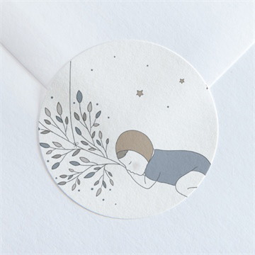 Sticker naissance songe et douceur