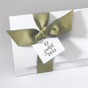 Faire-part mariage fusion champêtre - Détail du faire-part