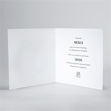 Carte de voeux so green... - Intérieur de la carte